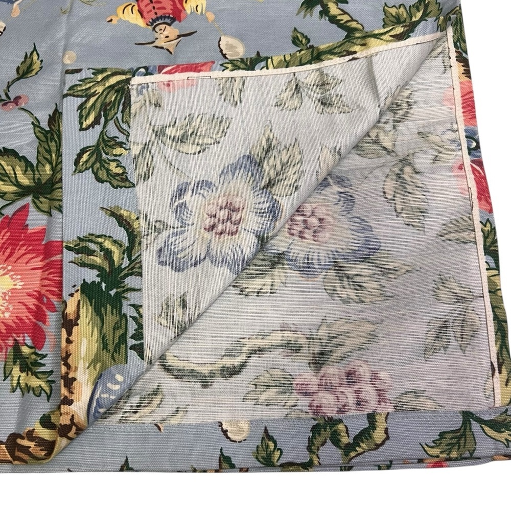 Scalamandré Historic Newport Jeu de Paume Fabric 1994 Chinoiserie Asian Toile - Picture 2 of 11